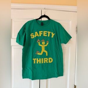 Gildan Green Safety Third Kids T-Shirt